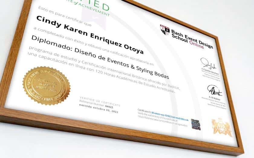 Escuela Wedding Planner Certificación Internacional