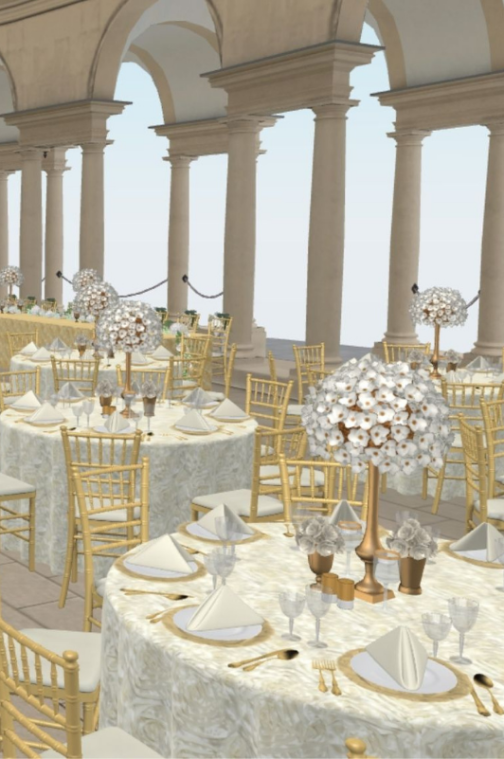 Boceto Digital Fiestas y Eventos Render 3D