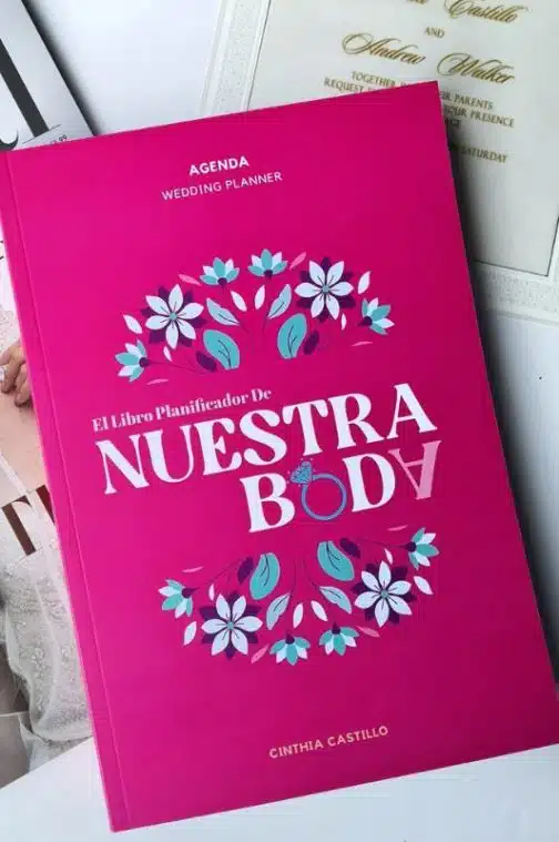 Libro Planificador y Agenda de Nuestra Boda